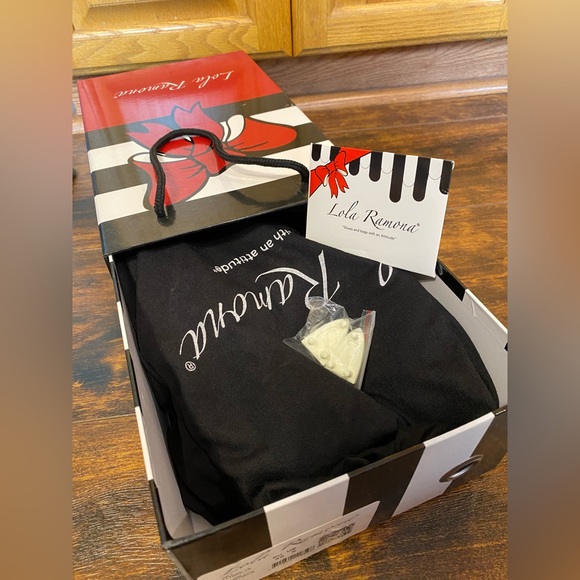 LOLA RAMONA MARY JANE SPATS SPECTATOR RETRO VINTAGE PUMPS HEELS NIB - Picture 10 of 16